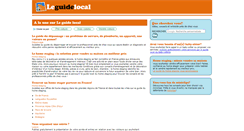 Desktop Screenshot of leguidelocal.fr