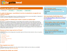 Tablet Screenshot of leguidelocal.fr